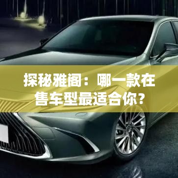 探秘雅閣：哪一款在售車型最適合你？