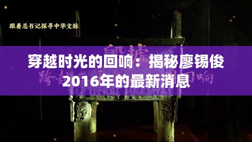 穿越時(shí)光的回響：揭秘廖錫俊2016年的最新消息
