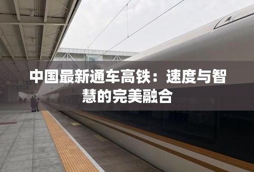 中國(guó)最新通車高鐵：速度與智慧的完美融合