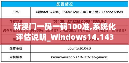 新澳門一碼一碼100準(zhǔn),系統(tǒng)化評估說明_Windows14.143