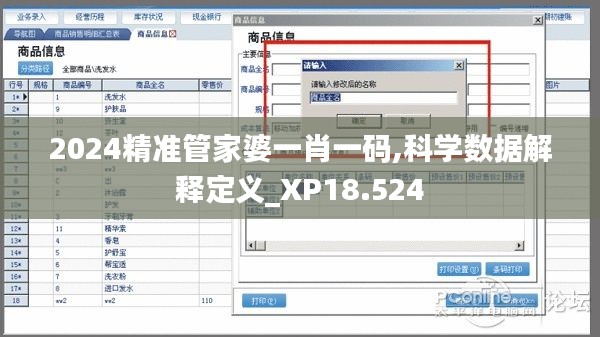 2024精準(zhǔn)管家婆一肖一碼,科學(xué)數(shù)據(jù)解釋定義_XP18.524