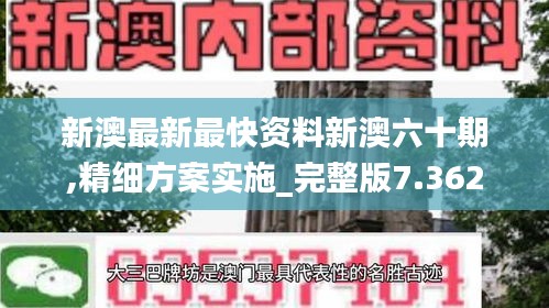 新澳最新最快資料新澳六十期,精細方案實施_完整版7.362
