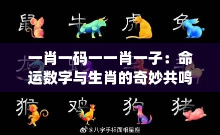 一肖一碼一一肖一子：命運數(shù)字與生肖的奇妙共鳴