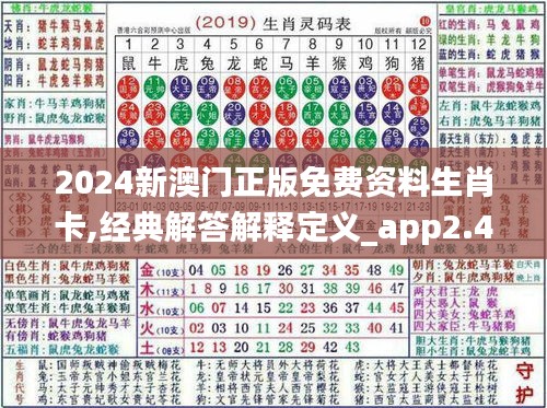 2024新澳門正版免費(fèi)資料生肖卡,經(jīng)典解答解釋定義_app2.498
