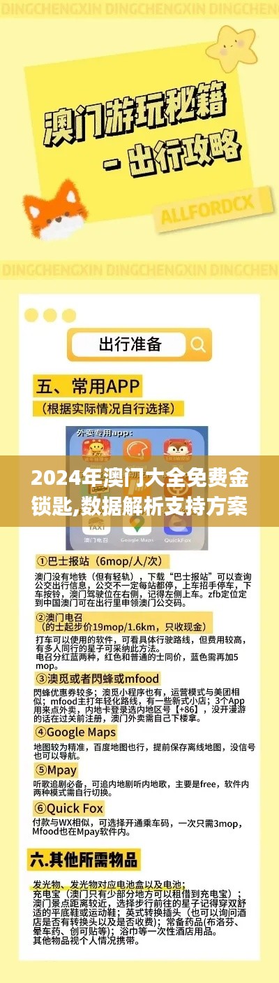 2024年澳門大全免費金鎖匙,數(shù)據(jù)解析支持方案_潮流版5.285