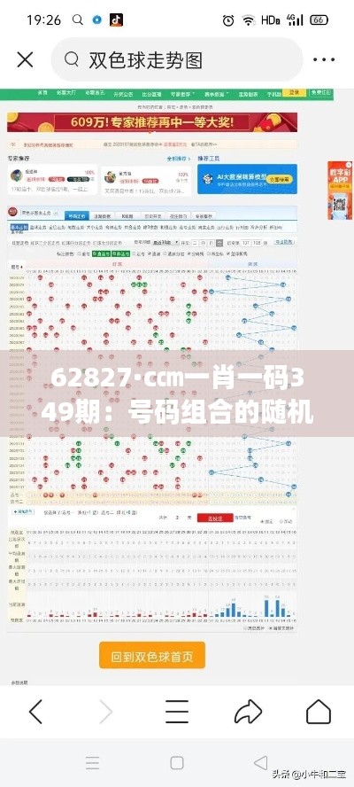 62827·c㎝一肖一碼349期：號(hào)碼組合的隨機(jī)性與預(yù)設(shè)策略的比較