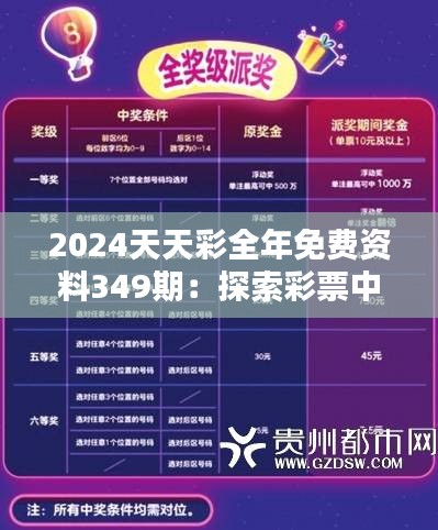 2024天天彩全年免費(fèi)資料349期：探索彩票中獎(jiǎng)的隱藏秘籍