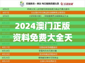 2024澳門正版資料免費大全天天彩,最新正品解答定義_運動版9.680