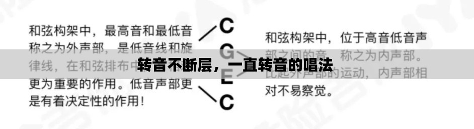 轉(zhuǎn)音不斷層，一直轉(zhuǎn)音的唱法 