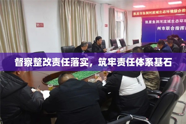 督察整改責任落實，筑牢責任體系基石