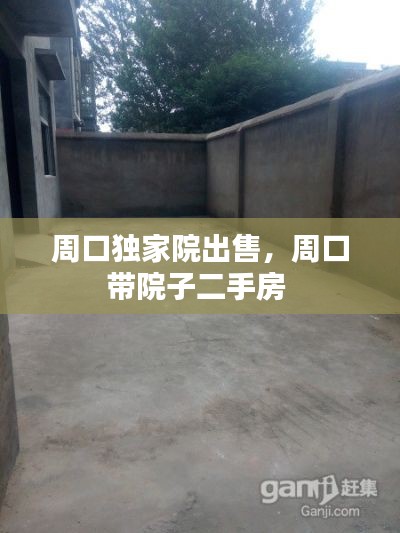 周口獨(dú)家院出售，周口帶院子二手房 