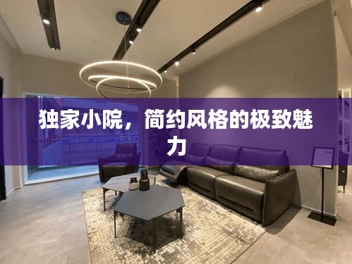獨家小院，簡約風(fēng)格的極致魅力