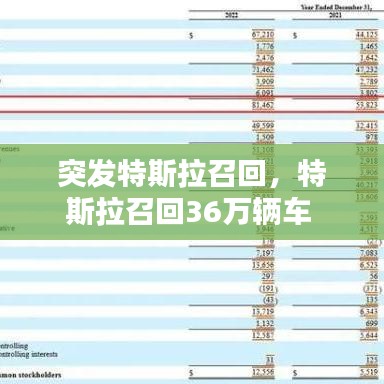 突發(fā)特斯拉召回，特斯拉召回36萬(wàn)輛車(chē) 