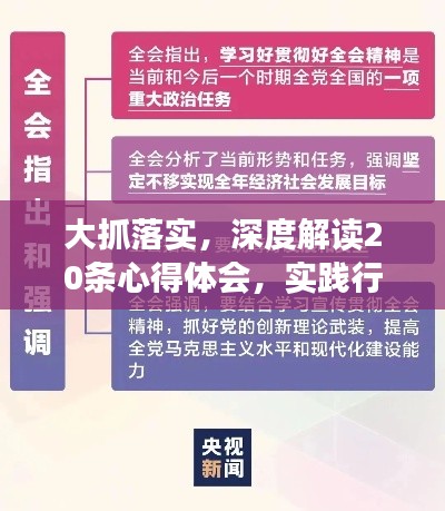 大抓落實(shí)，深度解讀20條心得體會(huì)，實(shí)踐行動(dòng)指南！