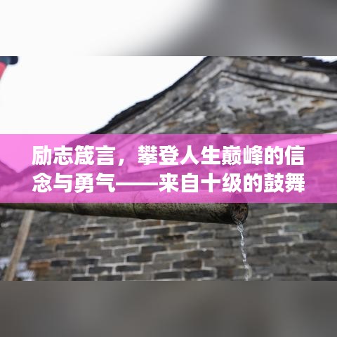 勵(lì)志箴言，攀登人生巔峰的信念與勇氣——來自十級(jí)的鼓舞