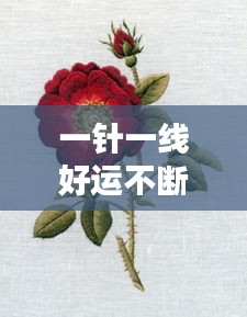 一針一線好運(yùn)不斷，刺繡傳遞美好寓意