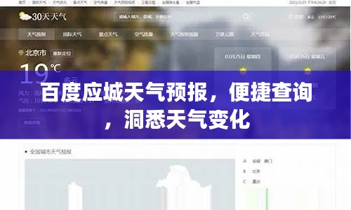 百度應(yīng)城天氣預(yù)報，便捷查詢，洞悉天氣變化