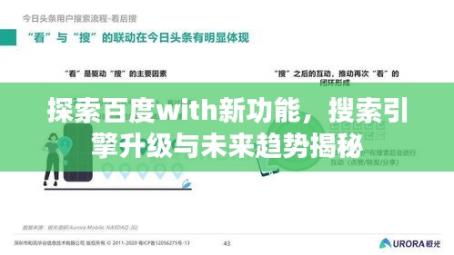 探索百度with新功能，搜索引擎升級與未來趨勢揭秘