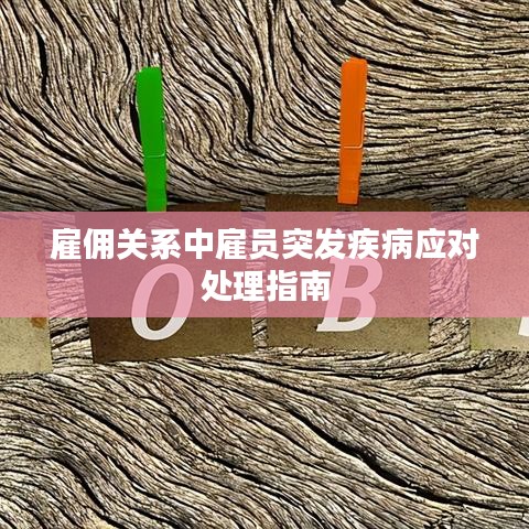 雇傭關(guān)系中雇員突發(fā)疾病應(yīng)對處理指南