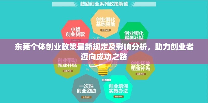 東莞?jìng)€(gè)體創(chuàng)業(yè)政策最新規(guī)定及影響分析，助力創(chuàng)業(yè)者邁向成功之路