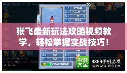 張飛最新玩法攻略視頻教學，輕松掌握實戰(zhàn)技巧！