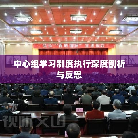 中心組學習制度執(zhí)行深度剖析與反思